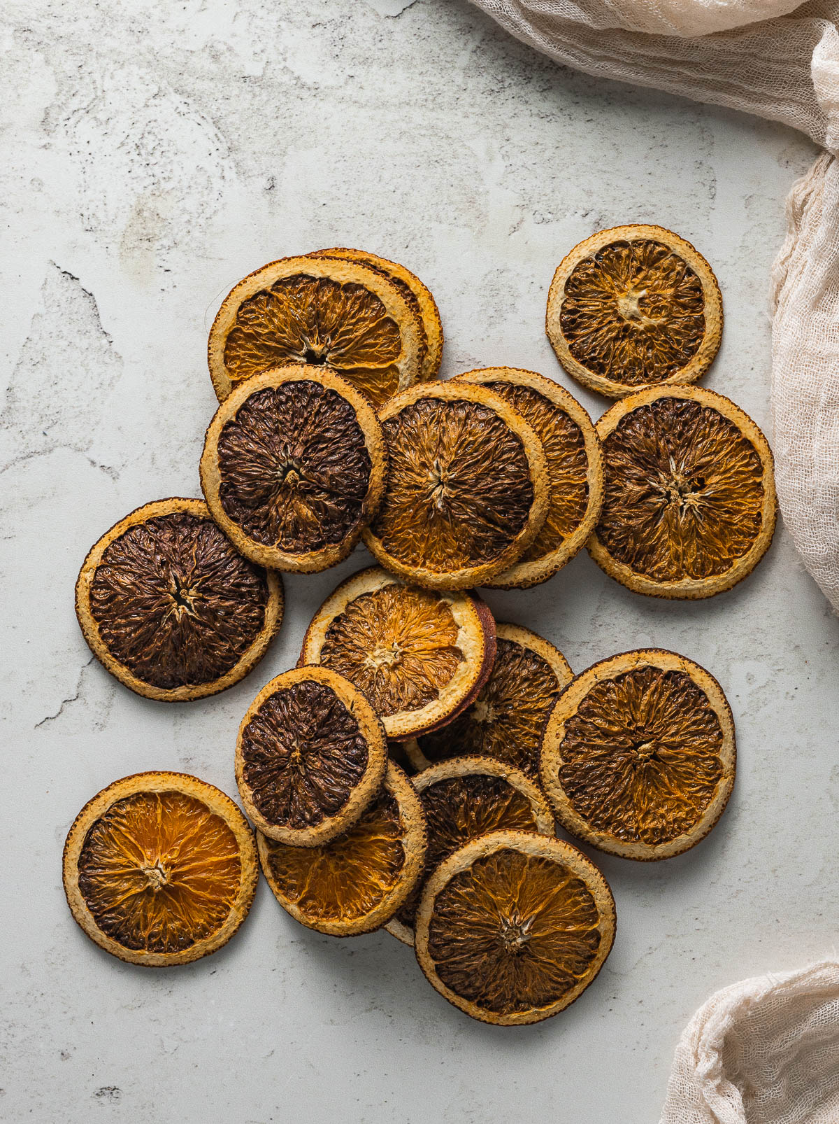 This is what happens when you overbake dried orange slices